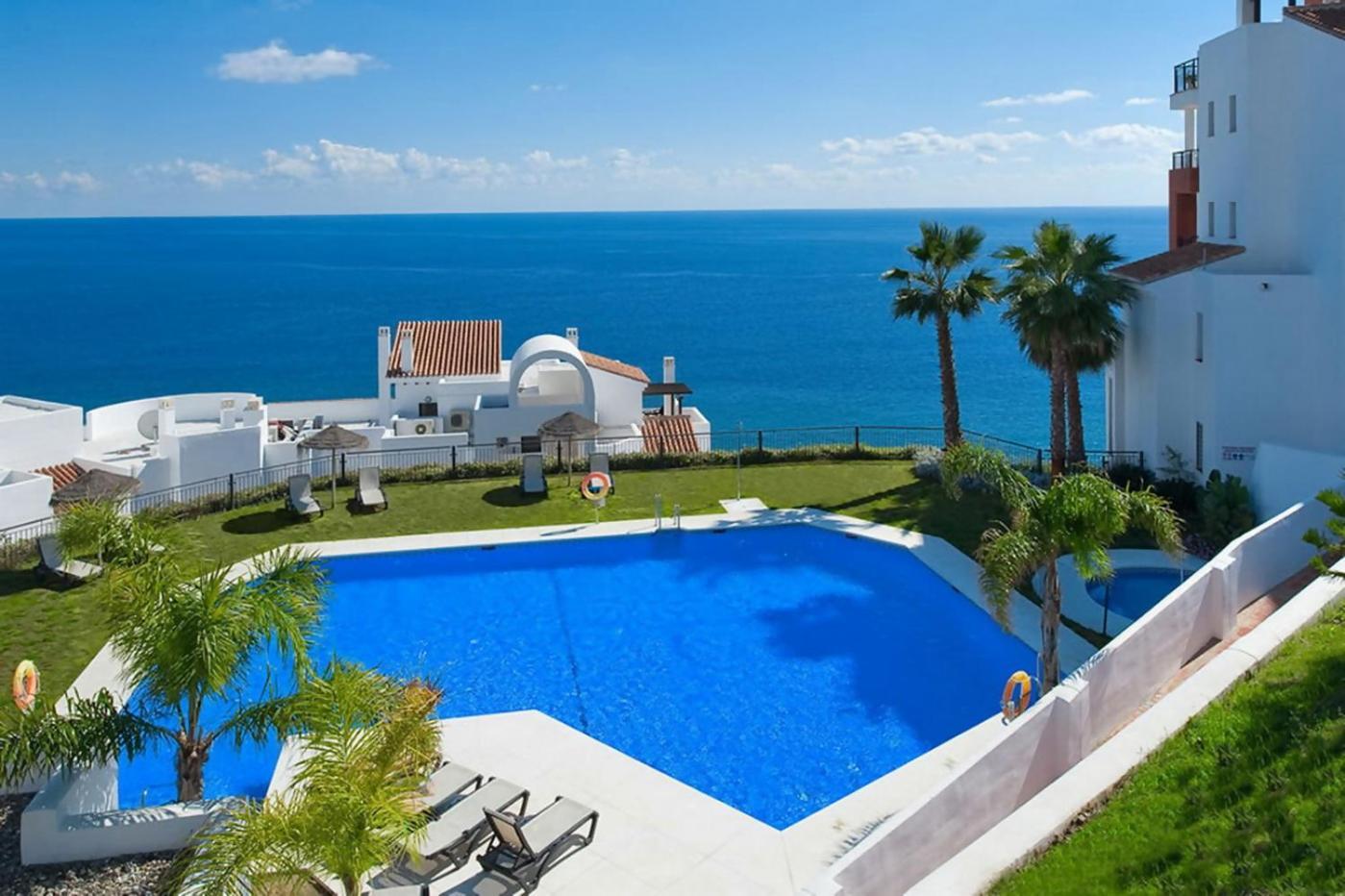 Apartamento Con Impresionantes Vistas Al Mar Torrox Esterno foto
