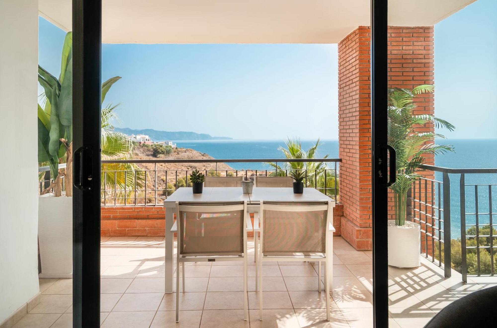 Apartamento Con Impresionantes Vistas Al Mar Torrox Esterno foto